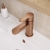 Delphi Loop Brushed Bronze Mono Basin Mixer Tap (inc Press Top Waste) | Thumbnail Image