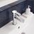 Delphi Loop Chrome Mono Basin Mixer Tap (inc Press Top Waste) | Thumbnail Image