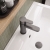 Delphi Loop Brushed Pewter Mono Basin Mixer Tap (inc Press Top Waste) | Thumbnail Image