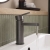 Delphi Loop Brushed Pewter Mono Basin Mixer Tap (inc Press Top Waste) | Thumbnail Image