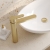 Delphi Loop Brushed Brass Tall Mono Basin Mixer Tap | Thumbnail Image