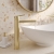 Delphi Loop Brushed Brass Tall Mono Basin Mixer Tap | Thumbnail Image