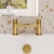 Delphi Loop Brushed Brass Pillar Mounted Bath Filler Tap | Thumbnail Image