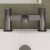 Delphi Loop Brushed Pewter Pillar Mounted Bath Filler Tap | Thumbnail Image
