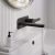 Delphi Loop Matt Black 2-Hole Wall Mounted Basin Mixer Tap (inc Backplate) | Thumbnail Image