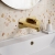 Delphi Loop Brushed Brass 2-Hole Wall Mounted Basin Mixer Tap (inc Backplate) | Thumbnail Image