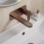 Delphi Loop Brushed Bronze 2-Hole Wall Mounted Basin Mixer Tap (inc Backplate) | Thumbnail Image