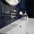 Delphi Loop Chrome 2-Hole Wall Mounted Basin Mixer Tap (inc Backplate) | Thumbnail Image