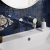 Delphi Loop Chrome 2-Hole Wall Mounted Basin Mixer Tap | Thumbnail Image