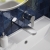Delphi Loop Chrome 2-Hole Wall Mounted Basin Mixer Tap | Thumbnail Image