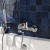 Delphi Loop Chrome Wall Mounted Bath Shower Mixer Tap (inc Kit) | Thumbnail Image