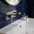 Delphi Loop Chrome 3-Hole Wall Mounted Basin Mixer Tap (inc Backplate) | Thumbnail Image