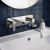 Delphi Loop Chrome 3-Hole Wall Mounted Basin Mixer Tap (inc Backplate) | Thumbnail Image