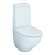 Delphi Lyon Close Coupled Toilet with Push Button Cistern - Soft Close Seat