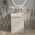 Delphi Lyra Satin White 1000mm 2-Door Waterproof Bathroom Furniture Combination Unit | Thumbnail Image
