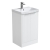 Delphi Lyra Satin White 1000mm 2-Door Waterproof Bathroom Furniture Combination Unit | Thumbnail Image
