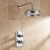 Delphi Marston Thermostatic Dual Concealed Mixer Shower with Fixed Shower Head - Chrome | Thumbnail Image