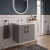 Delphi Modulo 600mm 2-Door Wall Hung Vanity Unit (inc Basin) | Thumbnail Image