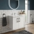 Delphi Modulo 600mm 2-Door Wall Hung Vanity Unit (inc Basin) | Thumbnail Image