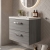 Delphi Modulo 600mm 2-Drawer Wall Hung Vanity Unit (inc Basin) | Thumbnail Image