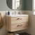 Delphi Modulo 800mm 2-Drawer Wall Hung Vanity Unit (inc Basin) | Thumbnail Image
