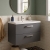 Delphi Modulo 800mm 2-Drawer Wall Hung Vanity Unit (inc Basin) | Thumbnail Image