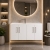 Delphi Modulo Slimline 1000mm 4-Door Wall Hung Vanity Unit (inc Basin) | Thumbnail Image