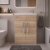 Delphi Modulo Slimline 600mm 2-Door Floor Standing Vanity Unit (inc Basin) | Thumbnail Image