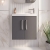 Delphi Modulo Slimline 500mm 2-Door Wall Hung Vanity Unit (inc Basin) | Thumbnail Image
