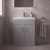 Delphi Nebula Compact 550mm 2-Door Floor Standing Vanity Unit with Basin | Thumbnail Image