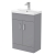 Delphi Nebula Compact 550mm 2-Door Floor Standing Vanity Unit with Basin | Thumbnail Image