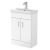 Delphi Nebula Compact 550mm 2-Door Floor Standing Vanity Unit with Basin | Thumbnail Image