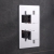 Delphi Nectar Chrome Dual Concealed Shower Set with Fixed Head | Thumbnail Image