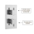 Delphi Nectar Chrome Dual Concealed Shower Set with Fixed Head and Slide Rail Kit | Thumbnail Image