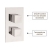 Delphi Nexus Chrome Dual Concealed Shower Set with Handset and Bracket | Thumbnail Image