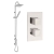 Delphi Nexus Chrome Dual Concealed Shower Set with Premium Riser Kit | Thumbnail Image