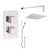 Delphi Nexus Chrome Dual Concealed Shower Set with Large Drencher Head and Slide Rail Kit | Thumbnail Image