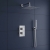 Delphi Nexus Chrome Dual Concealed Shower Set with Large Drencher Head and Handset | Thumbnail Image