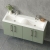 Delphi Nordic 1200mm 4-Door Wall Hung Vanity Unit (inc Basin) | Thumbnail Image