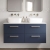Delphi Nordic Midnight Blue 1200mm 4-Drawer Wall Hung Countertop Vanity Unit | Thumbnail Image