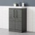 Delphi Nordic 500mm 2-Door Floor Standing Vanity Unit (inc Basin) | Thumbnail Image