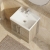 Delphi Nordic 500mm 2-Door Wall Hung Vanity Unit (inc Basin) | Thumbnail Image