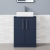 Delphi Nordic Midnight Blue 600mm 2-Door Floor Standing Countertop Vanity Unit | Thumbnail Image