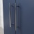 Delphi Nordic Midnight Blue 600mm 2-Door Floor Standing Countertop Vanity Unit | Thumbnail Image