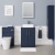 Delphi Nordic Midnight Blue 600mm 2-Door Floor Standing Countertop Vanity Unit | Thumbnail Image
