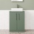 Delphi Nordic Green 600mm 2-Door Floor Standing Countertop Vanity Unit | Thumbnail Image
