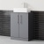 Delphi Nordic 600mm 2-Door Floor Standing Countertop Vanity Unit | Thumbnail Image