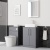 Delphi Nordic Grey 600mm 2-Door Floor Standing Countertop Vanity Unit | Thumbnail Image