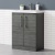 Delphi Nordic 600mm 2-Door Floor Standing Vanity Unit (inc Basin) | Thumbnail Image