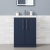 Delphi Nordic Midnight Blue 600mm 2-Door Floor Standing Vanity Unit (inc Basin) | Thumbnail Image